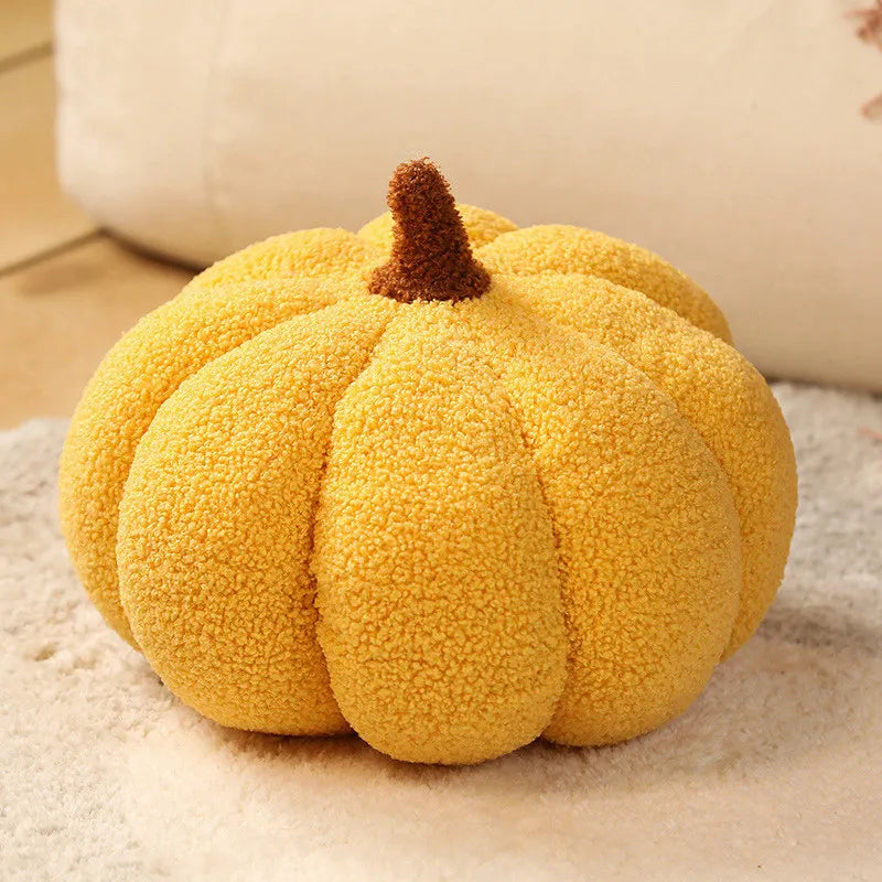Plush Seat Cushion Cute Pumpkin Throw Pillow Super Soft Cushion Waist Sofa Window Pillow Halloween Pumpkin Ornament 15-35cm