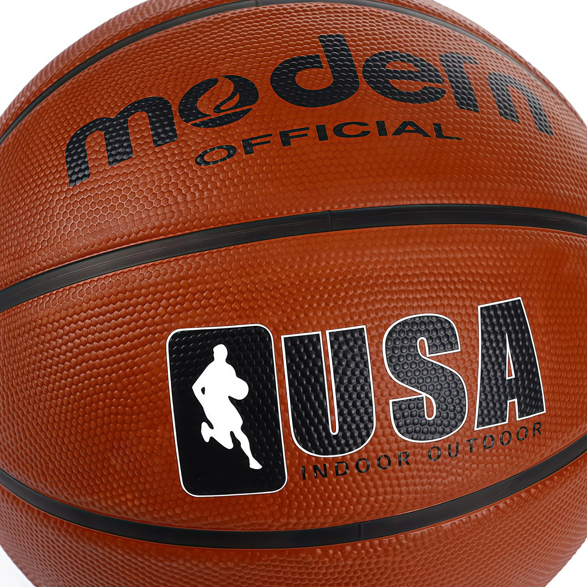 1pc Official Adult Teenager Basketball - Brown size 4/5/6/7 Basketball - Durable Rubber Indoor/Outdoor Professional Game Ball