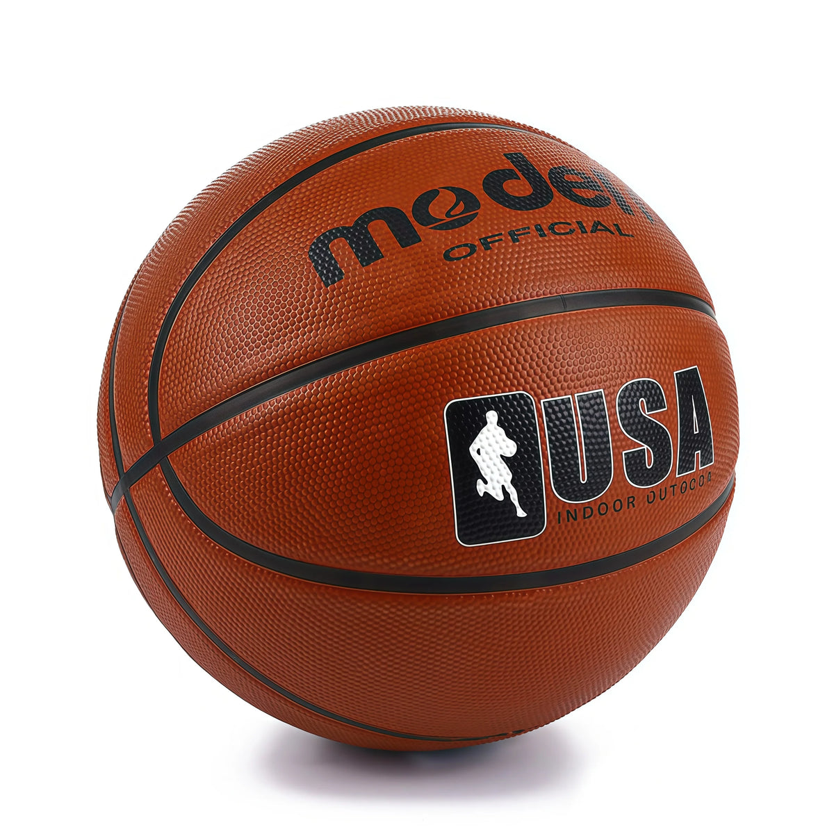 1pc Official Adult Teenager Basketball - Brown size 4/5/6/7 Basketball - Durable Rubber Indoor/Outdoor Professional Game Ball